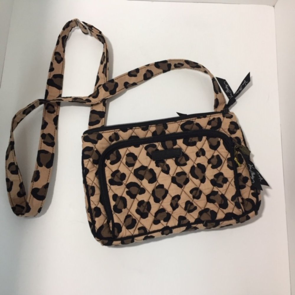 VERA BRADLEY LEOPARD CROSSBODY BAG